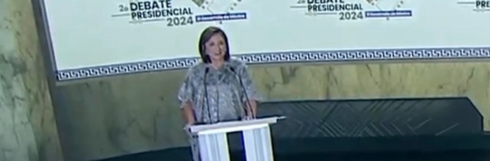 Xóchitl Gálvez cuestiona a Claudia Sheinbaum en segundo debate presidencial